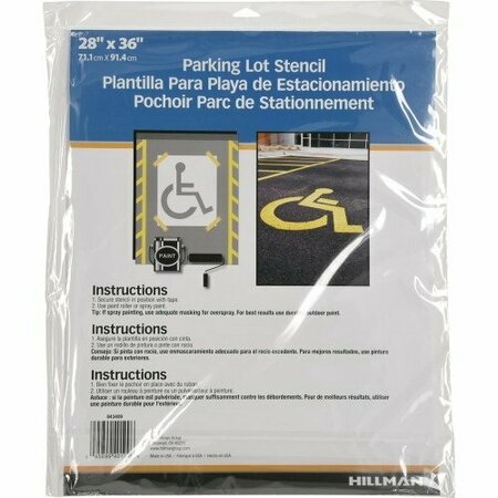 HILLMAN HANDICAP STENCIL 28X36 in. 843409